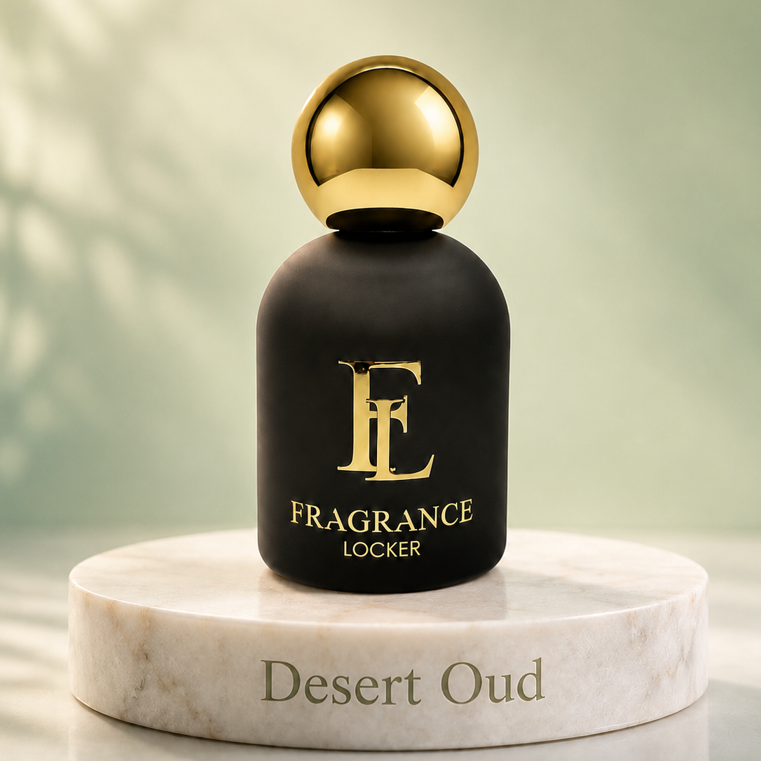 Fragrance Locker OMBRE NOMADE LOUIS VUITTON inspired Eau de Parfum 50ml bottle and box.