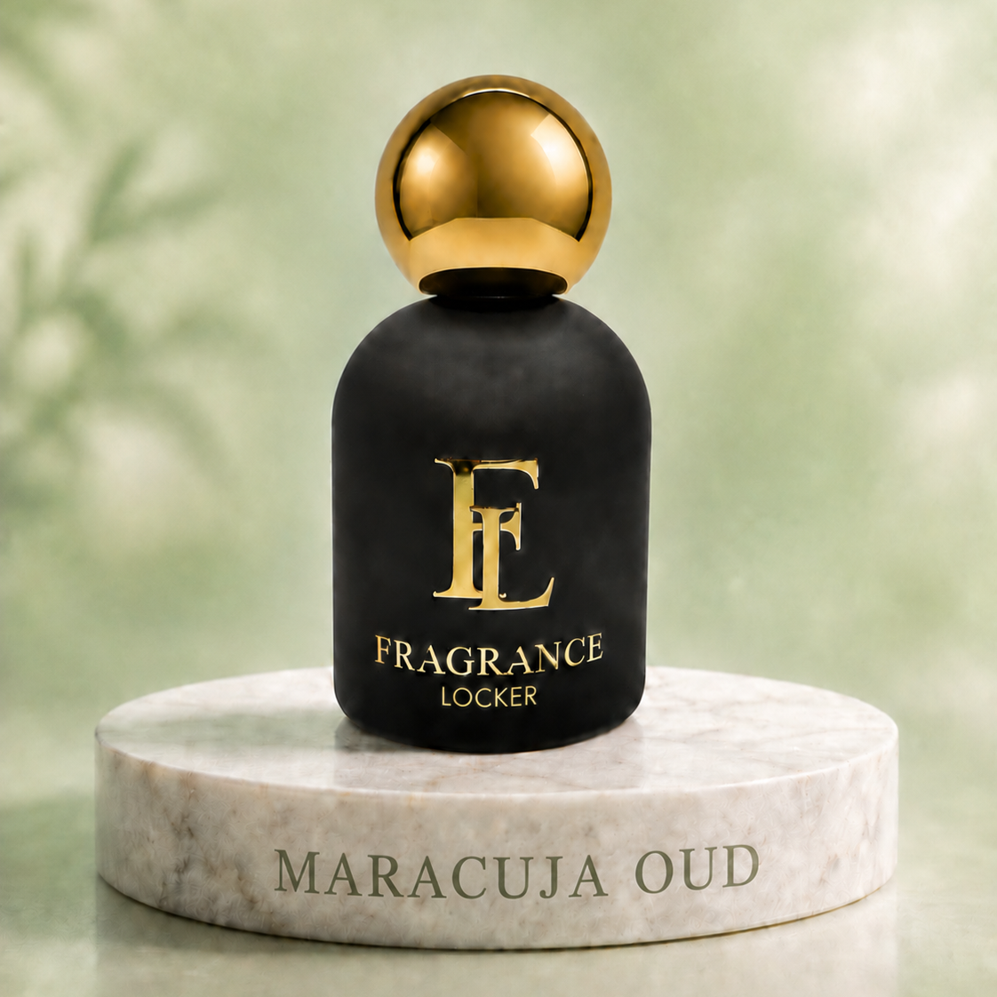 Fragrance Locker Oud Maracuja Maison Crivelli inspired Eau de Parfum 50ml bottle and box.