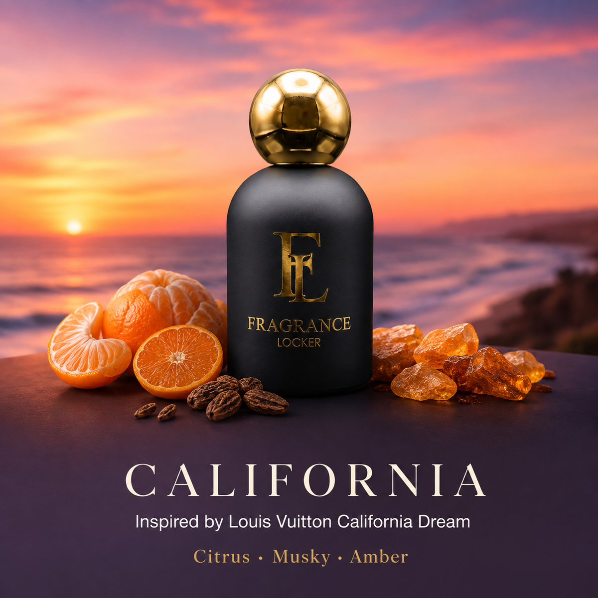 Inspired by California Dream – California Citrus · Musky · Floral — Unisex Parfum 50ml