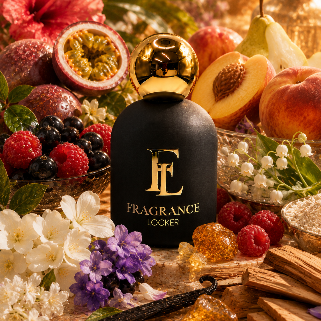 Inspired by Kirke by Tiziana Terenzi — a celebrated fruity-musk fragrance in modern niche perfumery — Divine Spell is our luxurious dupe