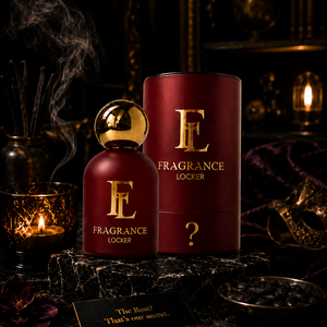 Mystery Fragrance by Fragrance Locker featuring warm vanilla, earthy patchouli and smooth tonka bean in a long-lasting unisex perfume.