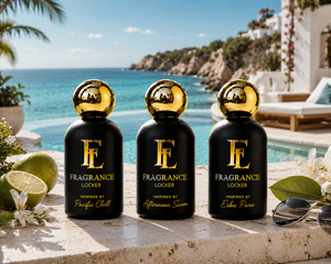 The Summer Escape Collection by Fragrance Locker featuring Inspired By Pacific Chill, Inspired By Afternoon Swim and Inspired By Erba Pura in a fresh fragrance bundle.