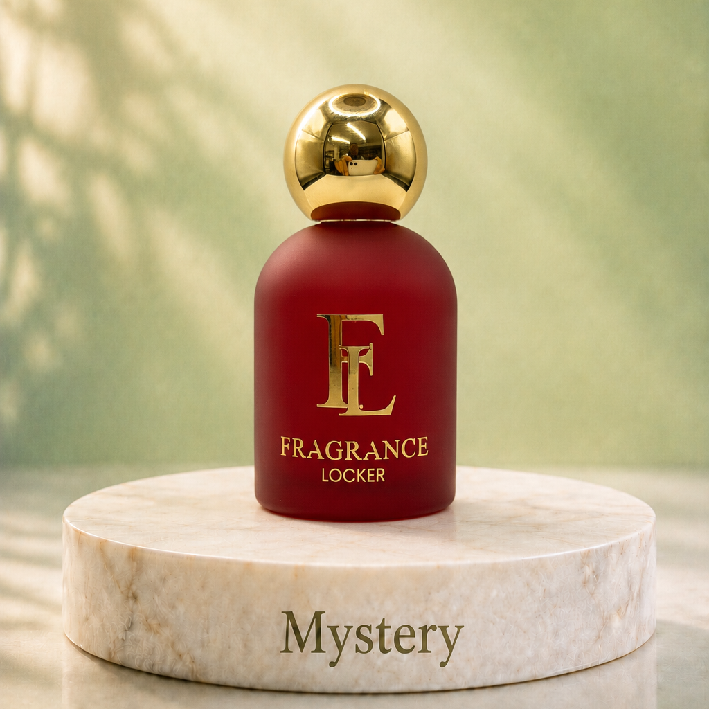 Fragrance Locker Mystery Scent 50ml Eau de Parfum bottle and box.