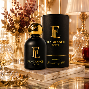 Inspired By Baccarat Rouge 540 fragrance by Fragrance Locker featuring blood orange, saffron and ambergris in a long-lasting unisex perfume.