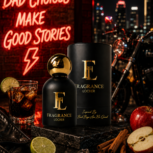 Inspired By Bad Boys Are No Good fragrance by Fragrance Locker featuring sparkling cola, fresh lime and warm woody spices in a long-lasting unisex perfume.
