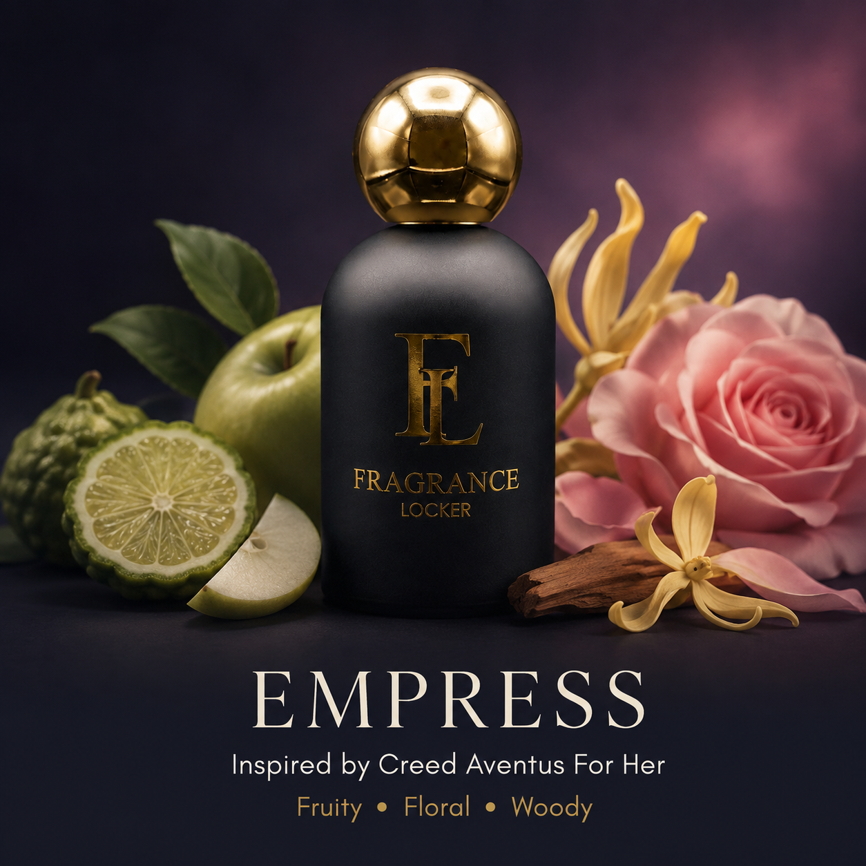 Inspired by Aventus For Her – Empress Floral · Fruity · Woody — Women's Parfum 50ml