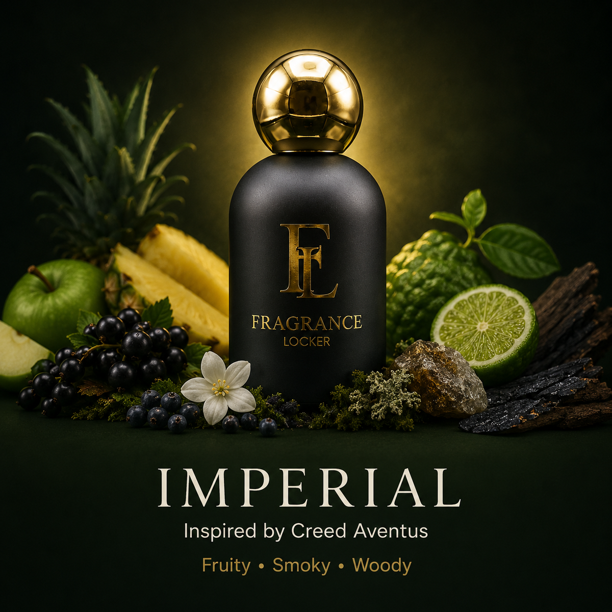 Inspired by Aventus – Imperial Fresh · Woody · Aromatic — Men's Parfum 50ml