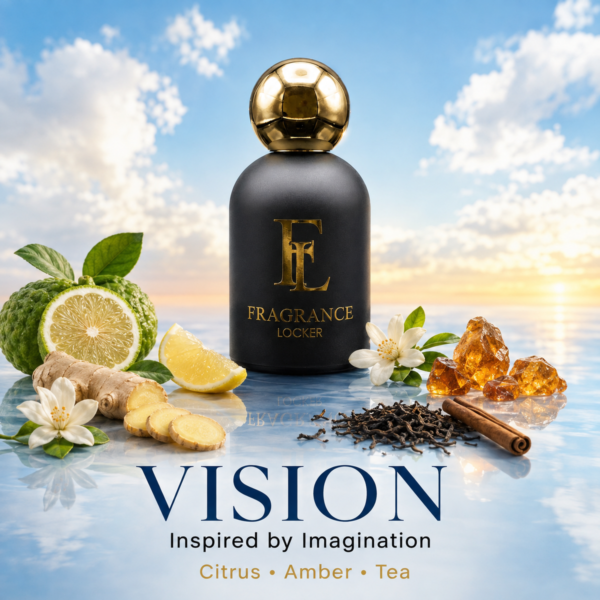 Inspired by Imagination – Vision Fresh · Citrus · Woody — Unisex Parfum 50ml