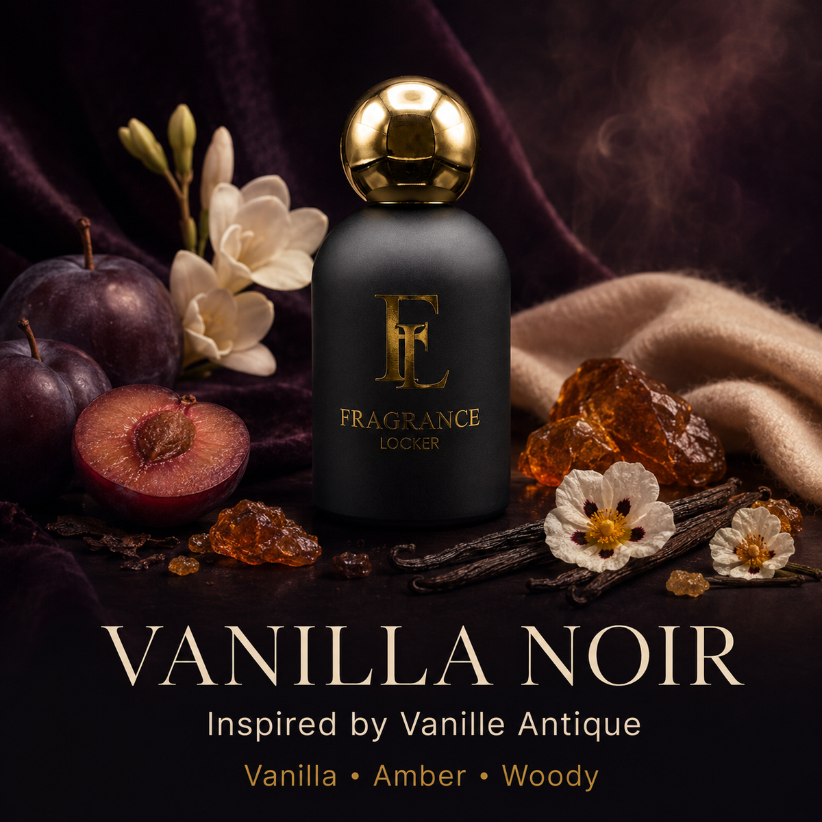 Inspired by Vanille Antique – Vanilla Noir Warm · Vanilla · Woody — Unisex Parfum 50ml