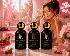 The Blush Collection by Fragrance Locker featuring Inspired By Lost Cherry, Delina La Rosée and Erba Pura in a luxury women's fragrance bundle.